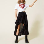 TWINSET Girl Muslin Long Skirt kids skirts TWINSET   