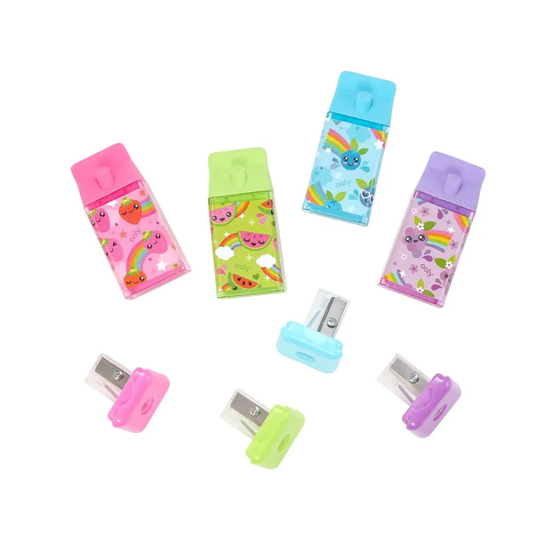 Ooly Lil' Juicy Box Scented Erasers + Sharpeners kids stationary OOLY   