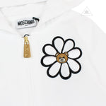 Moschino Kids Girl Ruffles Flower Bear Sweatshirt