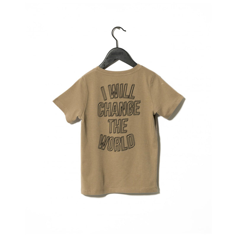 Sometime Soon Revolution T-Shirt Brown kids T shirts Sometime Soon   