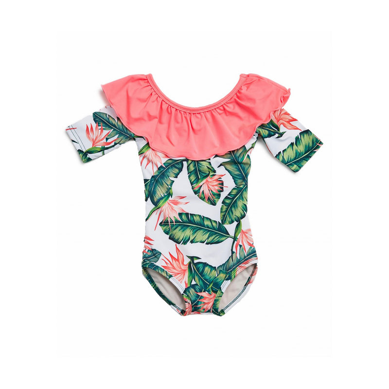 Petite Hailey Tropical Swimsuit * FINAL SALE kids swimwear one-pieces Petite Hailey   