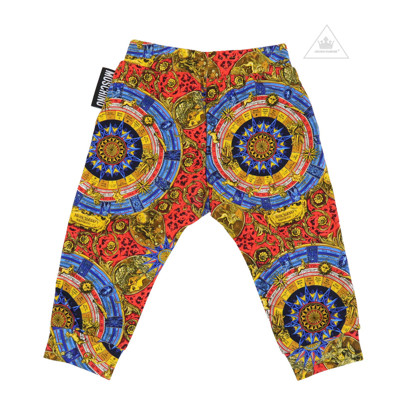 Moschino Baby Sweatpants With Multicolor Allover Print kids pants Moschino   