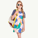 The Animals Observatory Lilac Geometric Forms Dragonfly Dress kids dresses The Animals Observatory   