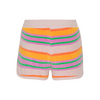 Molo Kids Aliya happy stripes pink terry shorts kids shorts Molo Kids   