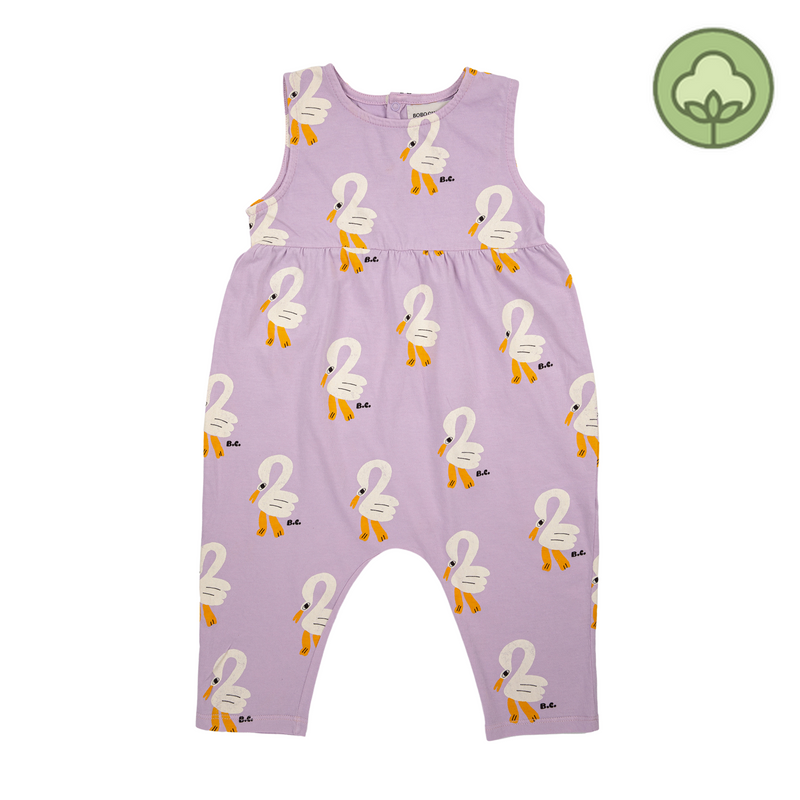 Bobo Choses Baby Pelican All Over Overall baby overalls Bobo Choses   