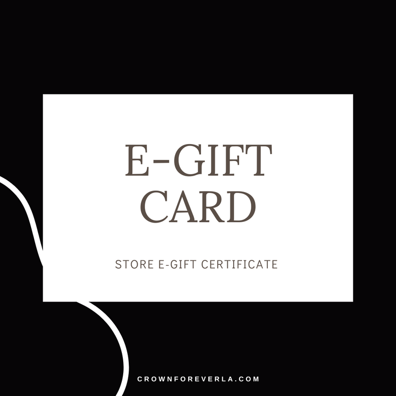Crown Forever E-Gift Certificate Gift Cards CROWN FOREVER   