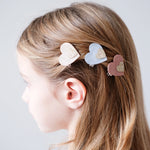 Mimi&Lula Butterscotch heart clips kids hair accessories Mimi&Lula   