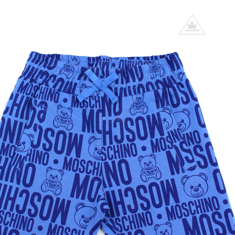 Moschino Kids Boy All Over Print Shorts