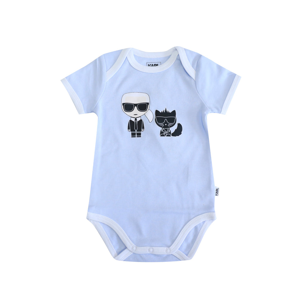 Karl Lagerfeld Kids Baby Gift Set Of 2 SS Bodysuits
