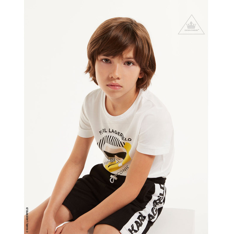 Karl Lagerfeld Kids Karl Mini Me T-shirt - Ikonik - Crown Forever