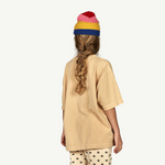 The Animals Observatory Rooster Oversized T Shirt Brown Bear kids T shirts The Animals Observatory   