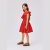 Molo Kids Chloey red 'one-shoulder' dress
