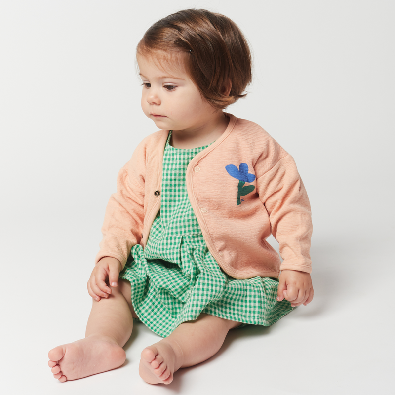 Bobo Choses Baby Sea Flower Buttoned Sweatshirt - Crown Forever