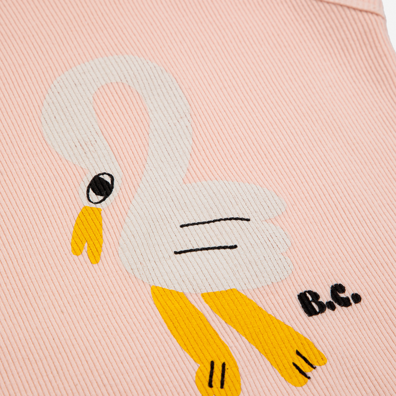 Bobo Choses Baby Pelican Sleeveless Body kids T shirts Bobo Choses   