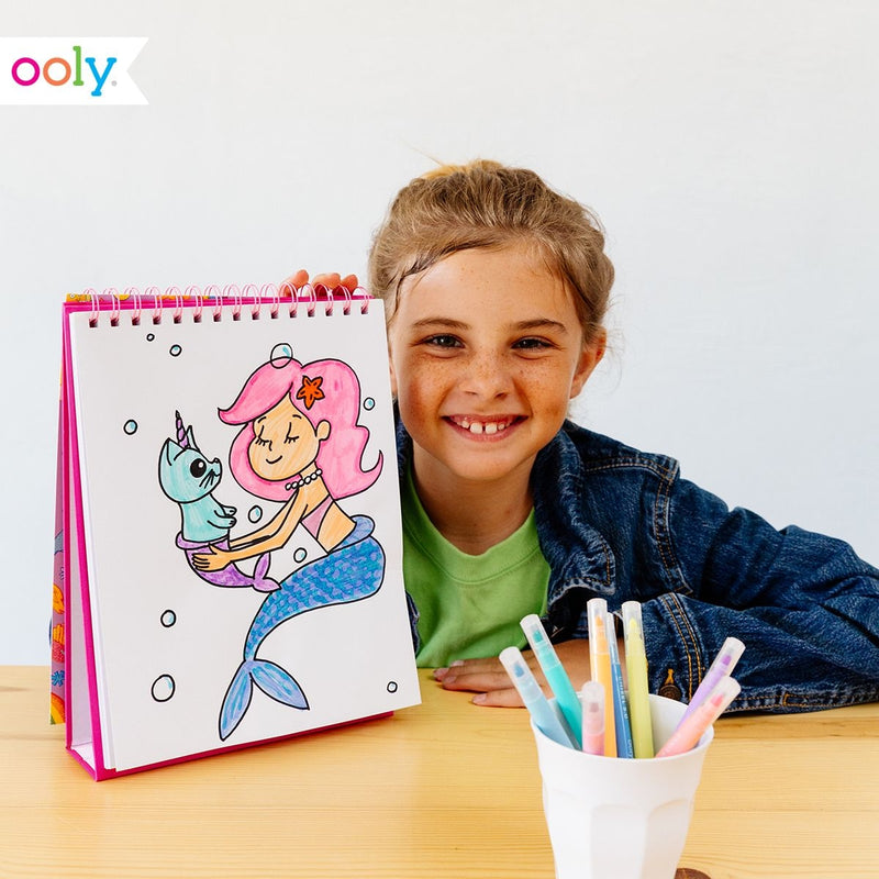 Ooly Standing Sketchbook: Cute Doodle World kids stationary OOLY   