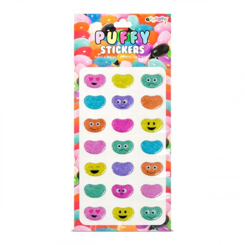 Iscream Jelly Bean Puffy Stickers kids holiday gifts iscream   