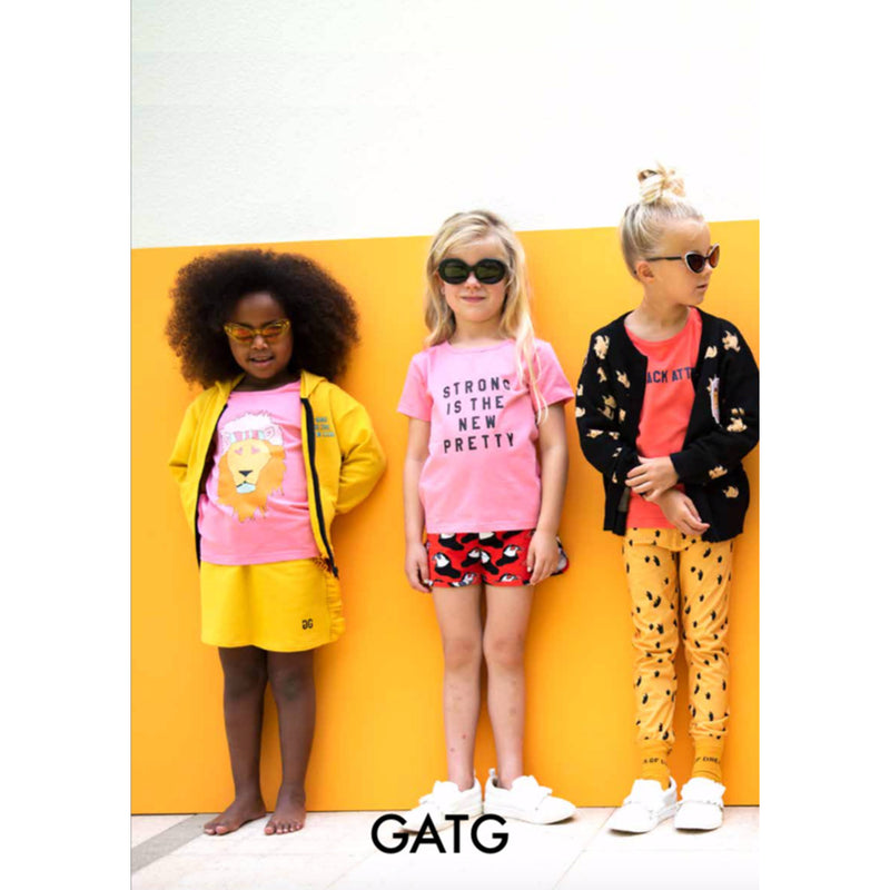 Gardner and the Gang Lion Dreamer T-Shirt Pink kids T shirts Gardner and the Gang   