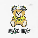 Moschino Baby Girl Teddy Bear Daisy Flower T Shirt