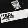 Karl Lagerfeld Kids Boys ss Chest Pcket Tee w/ Small Graphic