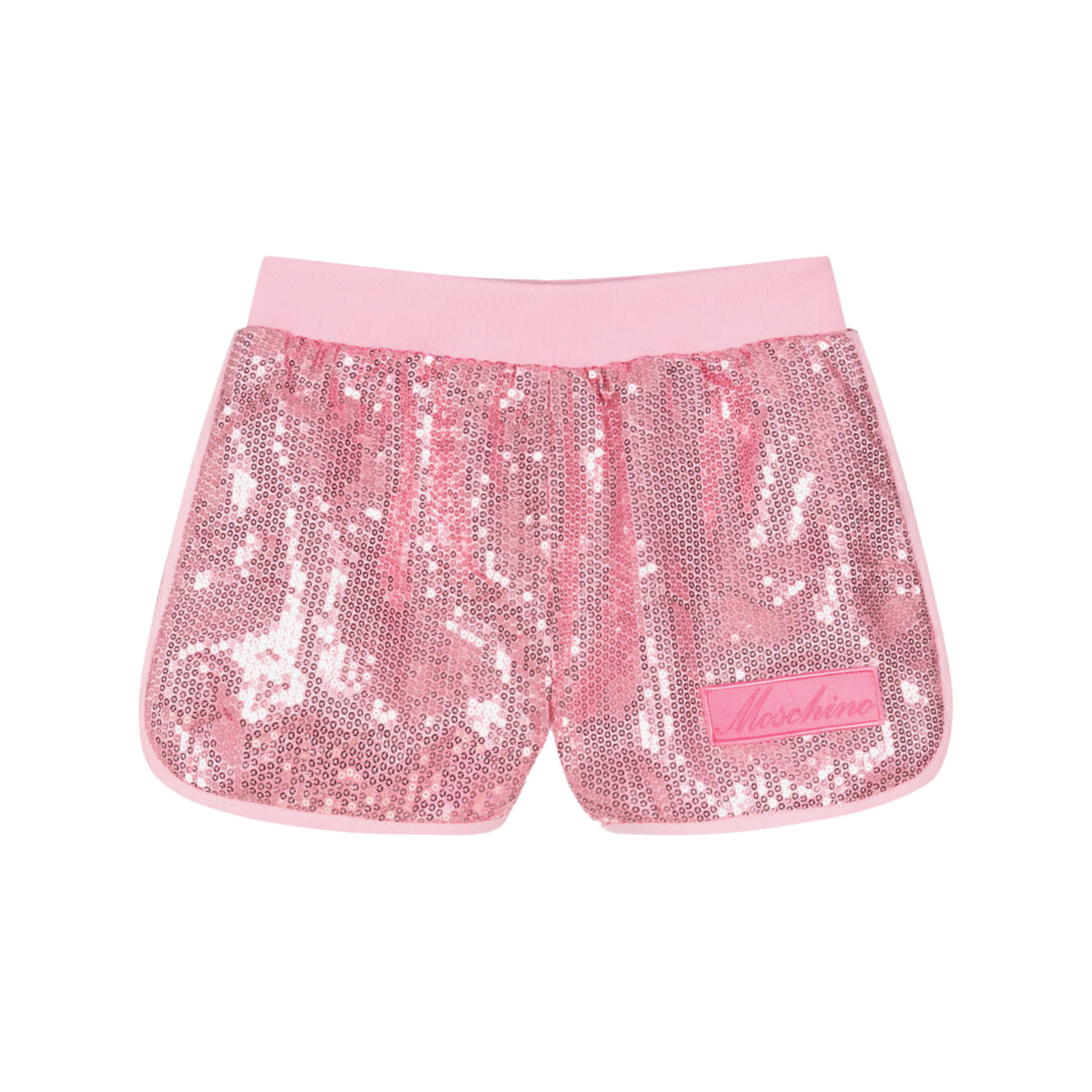 Pink top glitter shorts