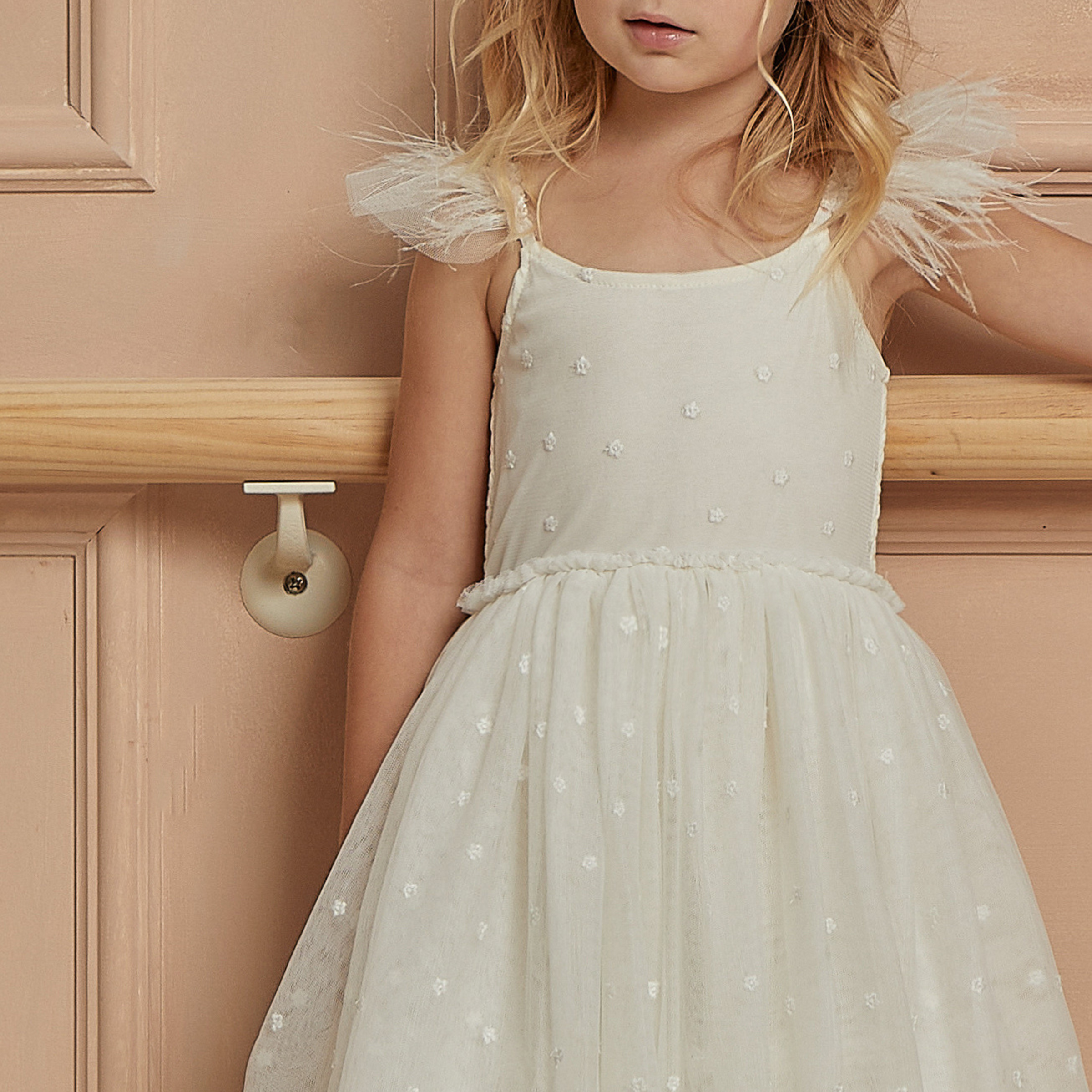 Noralee Poppy Dress Ivory – Crown Forever