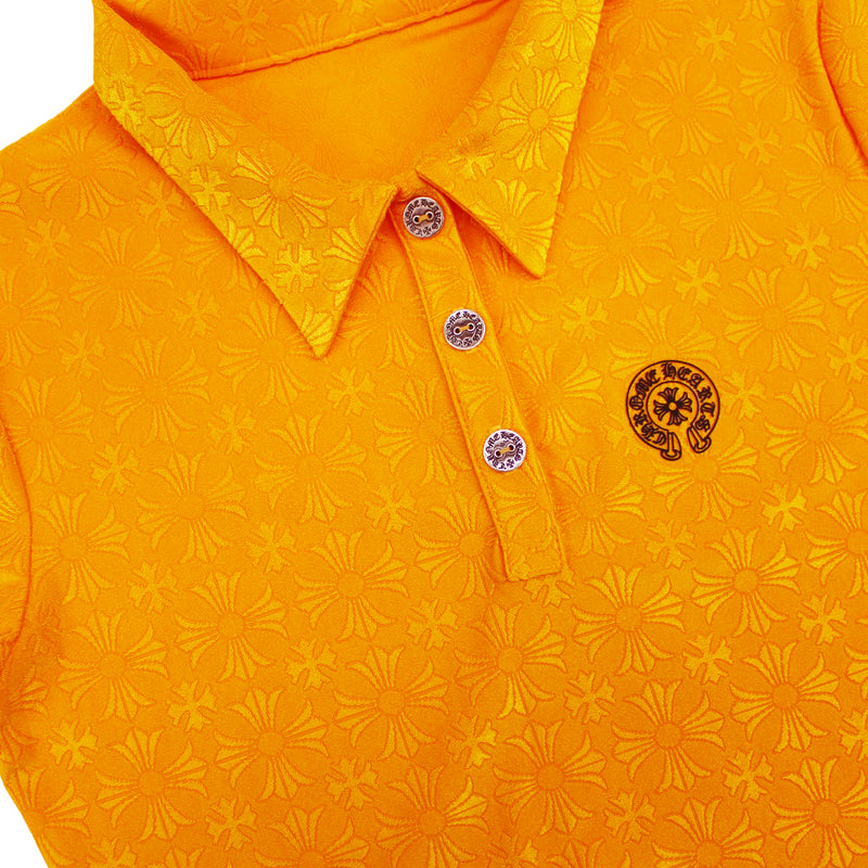CH Women Shirt Stage Five Polo Marigold CH Tee CHROME HEARTS   