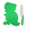 Handstand Kitchen Dinosaur Cutting Board & Kid Safe Knife Set Green kids lifestyles Handstand Kitchen   