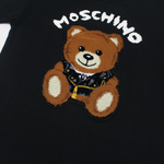 Moschino Kids Girls Large Bear Maxi T Shirt kids T shirts Moschino   