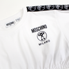 Moschino Kids Girl's 2-Piece Milano Monogram Tape T-Shirt & Short Set kids tops+bottoms sets Moschino   