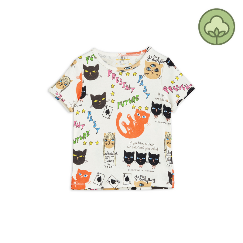 Mini Rodini Clairvoyant Cats T-shirt kids T shirts Mini Rodini   