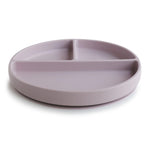 Mushie Baby Silicone Suction Plate Soft Lilac baby plates Mushie   
