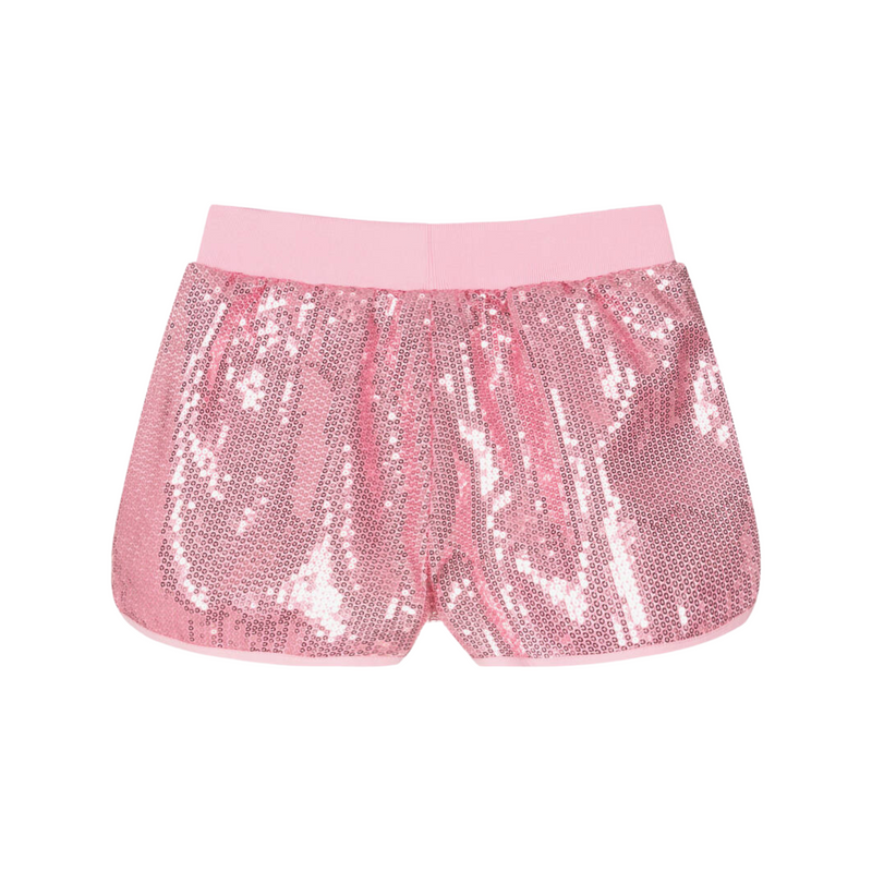 Moschino Kids Girls Pink Sequin Shorts kids shorts Moschino   