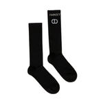 TWINSET Terry Socks With Lurex Logo