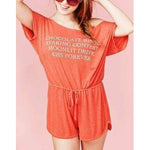 Wildfox Couture Kiss Forever Comfy All Day Romper Romper Wildfox Couture   