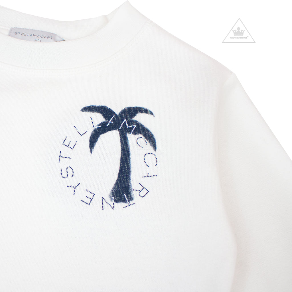 Stella McCartney Kids Organic Cotton Palm Sweatshirt