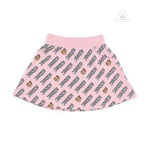 Moschino Kids Girls Skirt With Allover Toy Logo Print kids skirts Moschino   