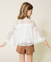 TWINSET Girl Lace Blouse With Fringes kids blouses TWINSET   