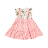 Moschino Baby Girls Pink CottonTeddy Bear Dress Set kids tops+bottoms sets Moschino   