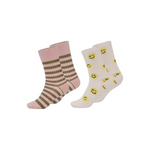 Molo Kids Nomi Pearled Ivory Socks Two Pairs kids socks and tights Molo Kids   