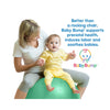 BABY BUMP™ Baby Bump Exercise Birth Ball No-Rolling Stability Baby Blue - Crown Forever