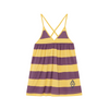 The Animals Observatory Yellow Stripes Otter Dress kids dresses The Animals Observatory   