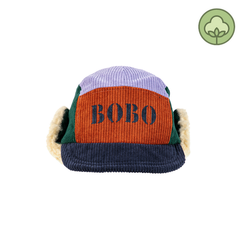 Bobo Choses Bobo Color Block Corduroy Cap