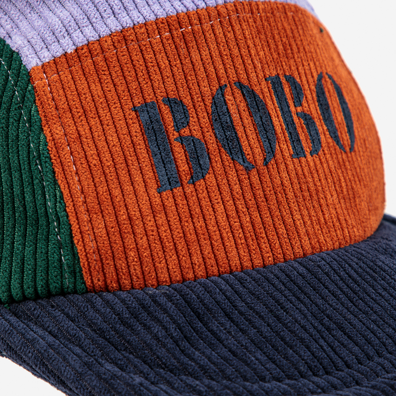 Bobo Choses Bobo Color Block Corduroy Cap