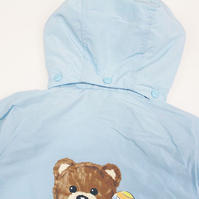 Teddy bear jacket blue cheap