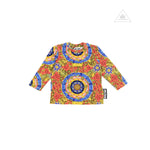 Moschino Baby L/S T Shirt With Multicolor Allover Print
