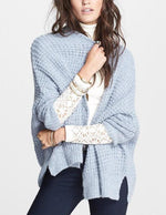 Free People Breeze Chunky Cardigan Two Colors Sweater Free People XS Blue 