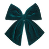 Mimi&Lula Forest green velvet bow clip kids hair accessories Mimi&Lula   