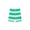 The Animals Observatory Green Stripes Mole Pants kids shorts The Animals Observatory   