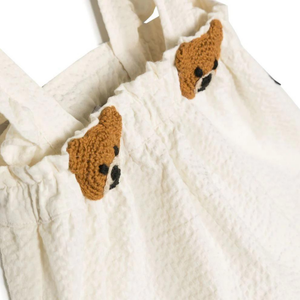 Moschino Baby Girl 'Teddy' Skirt White kids dresses Moschino   