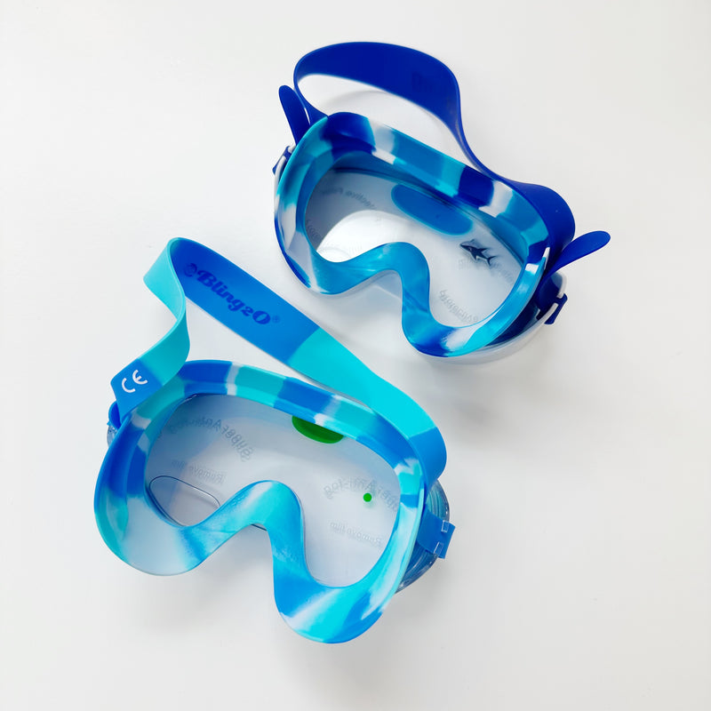 Bling2o Volcano Blue Swim Mask swim goggle Bling2o   